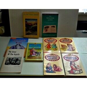 Laura Ingalls Wilder Variety Lot of 9 Books 1 Signed & 1 Uncorrected Proof